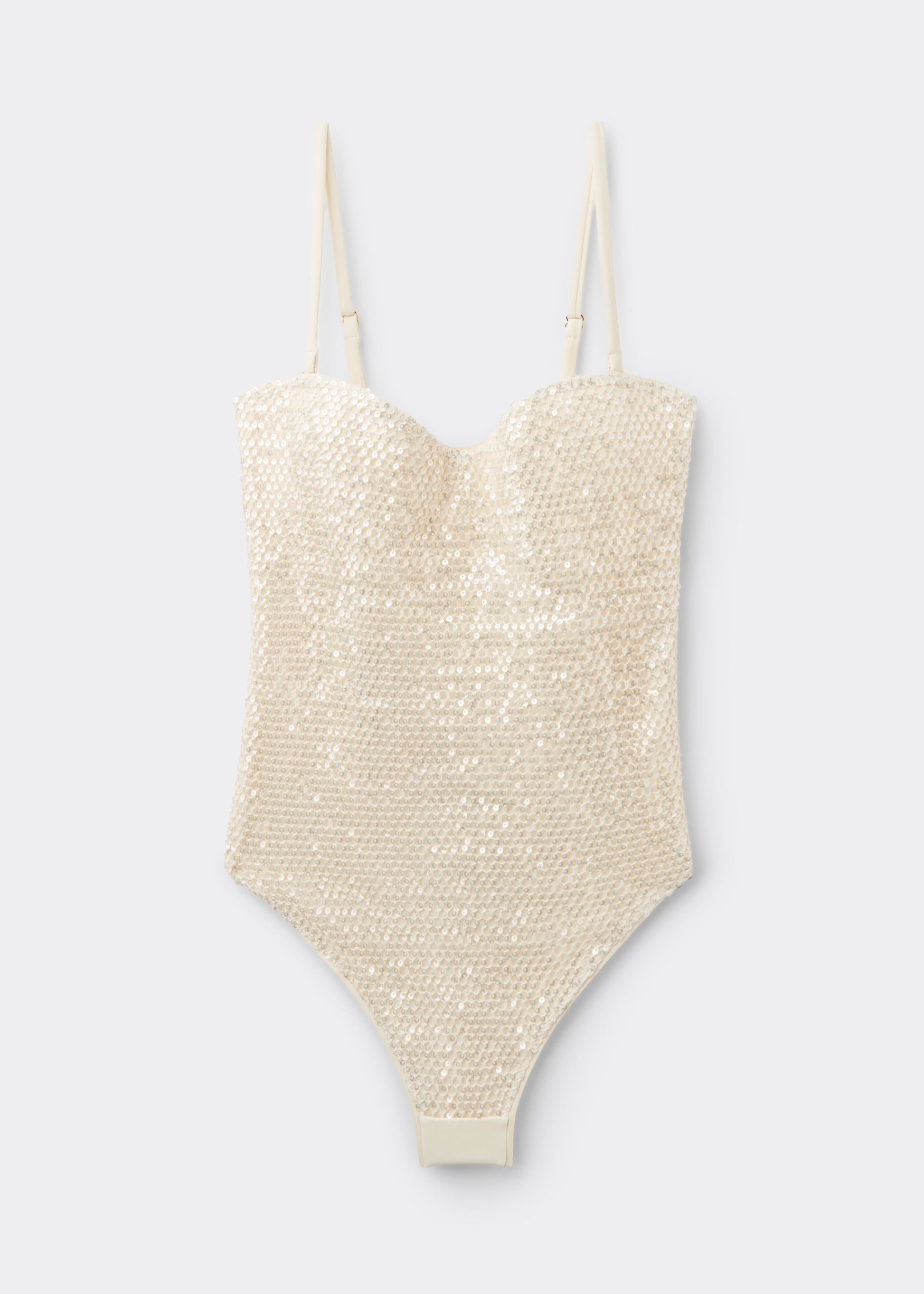 Bañador Una Pieza Sequin Net