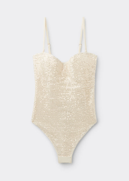 Bañador Una Pieza Sequin Net