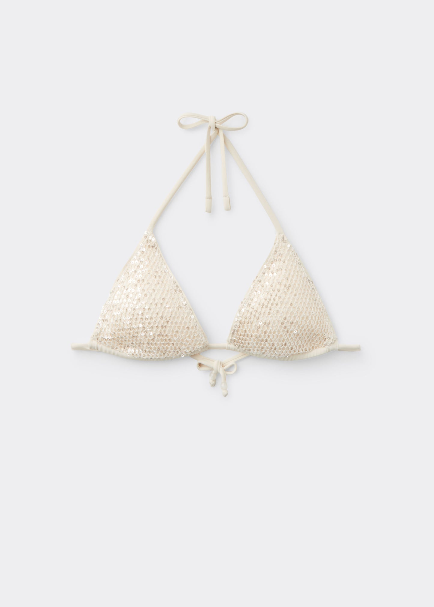 Triángulo Bikini Sequin Net