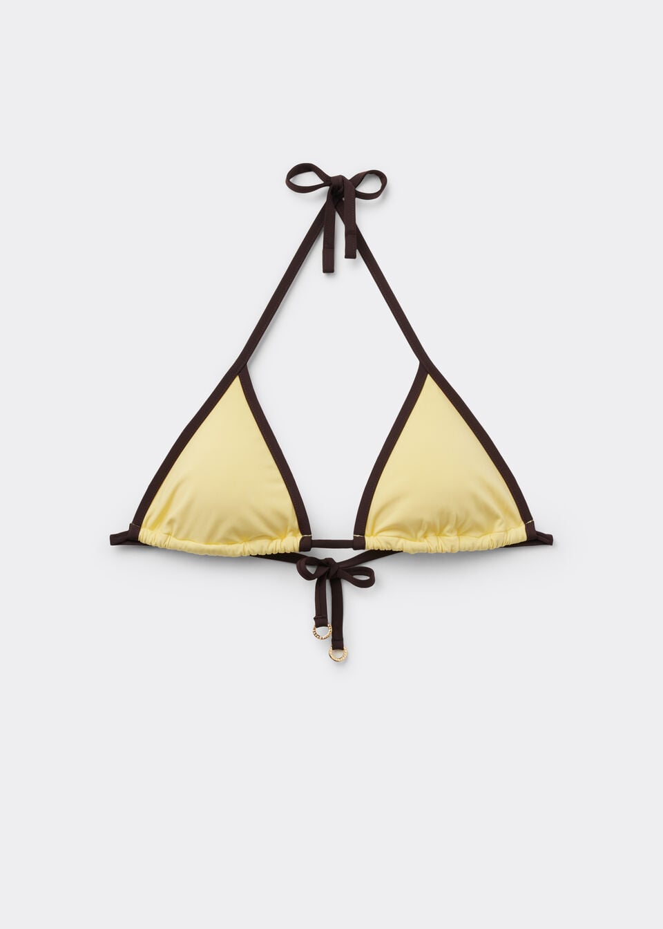 Triángulo Bikini Bicolor Piping