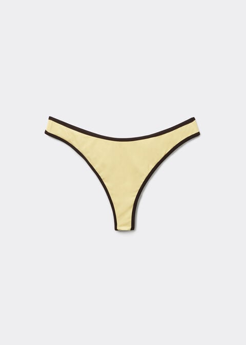 Brasileña Bikini Bicolor Piping