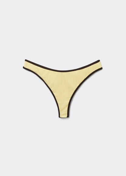 Brasileña Bikini Bicolor Piping